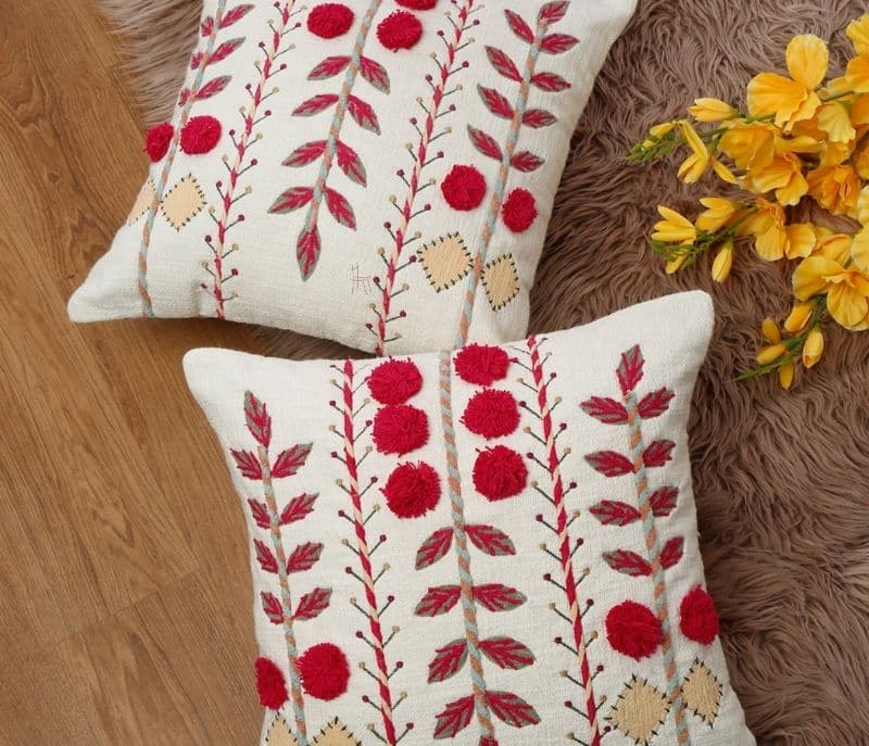 Image 3 for Efisio Cotton Cushion Covers Set of 2