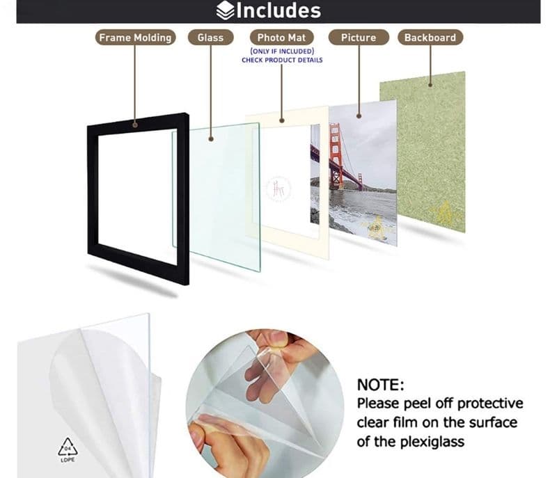 Image 2 for Adelina Wall Photo Frame Black Set of 26