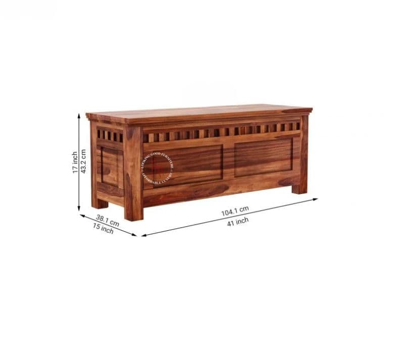 Image 7 for Adol Trunk Box( Honey Finish )