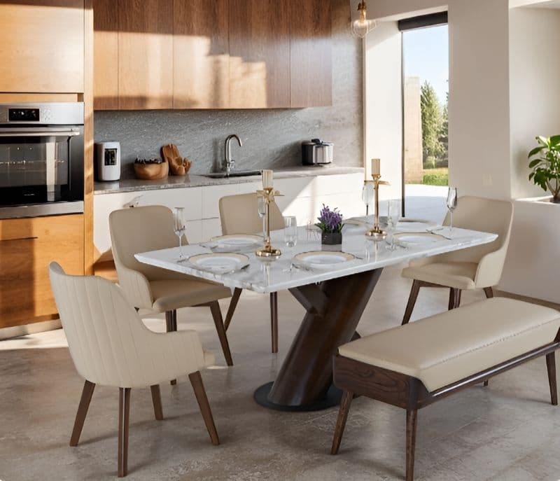 Image 3 for DT Axe 6 Seater Dining Table