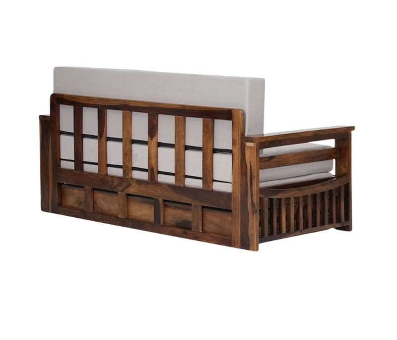 Image 12 for Shloka Wooden Sofa Bed with Storage