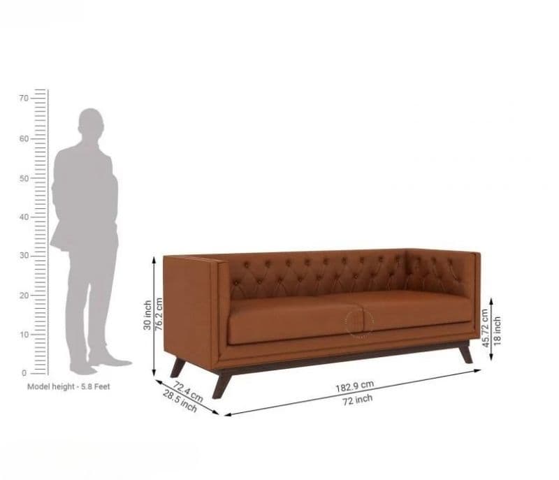 Image 7 for Ostberlin 3 Seater Sofa