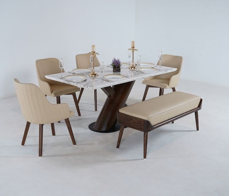 Image 4 for DT Axe 6 Seater Dining Table