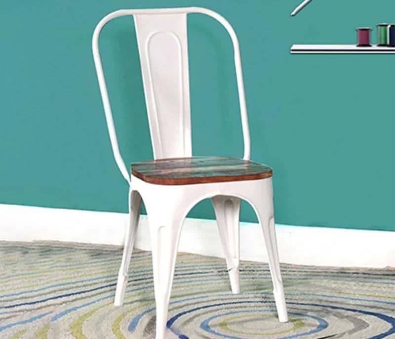 Image 1 for Alex White Metal Chair