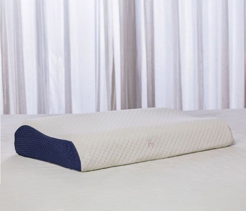 Image 1 for Priscilla Memory Foam Ultra Soft Contour Pillow, Ventilated Cool Gel Infused For Neck And Shoulder Pain With Removable Cover