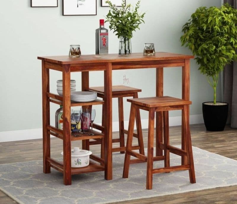 Image 1 for Campbell Bar Set (Honey Finish)