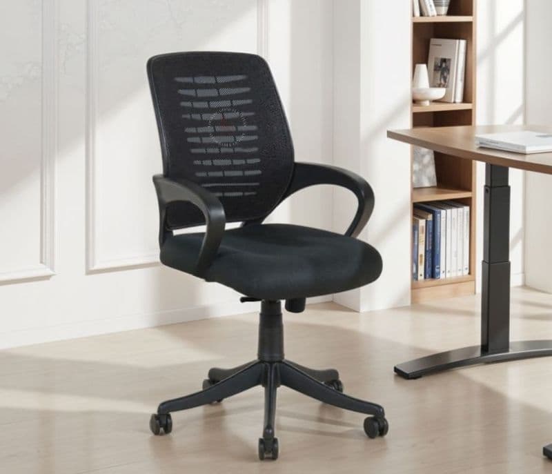 Image 1 for Makenzie Mid Back Mesh Office Ergonomic Chair With Tilting Mechanism