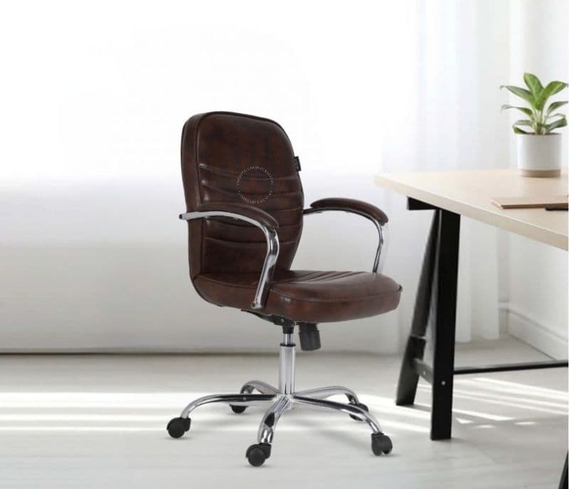 Image 1 for Melanie Mid Back Breathable Mesh Brown Ergonomic Office Chair
