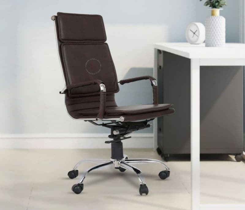 Image 1 for Jenesis Modern Sleek Mesh Brown Ergonomic Office Chair
