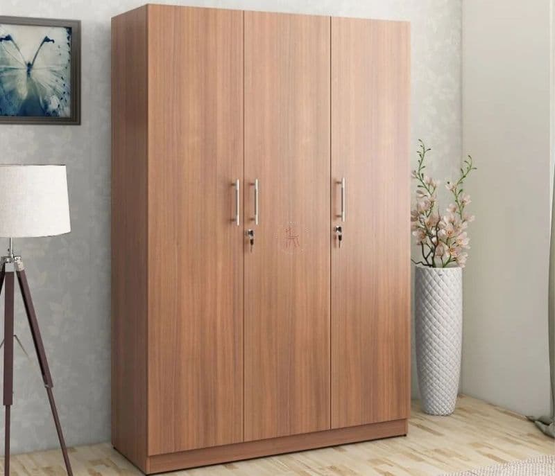 Image 1 for Massimiliano 3 Door Engineer Wood Wardrobe