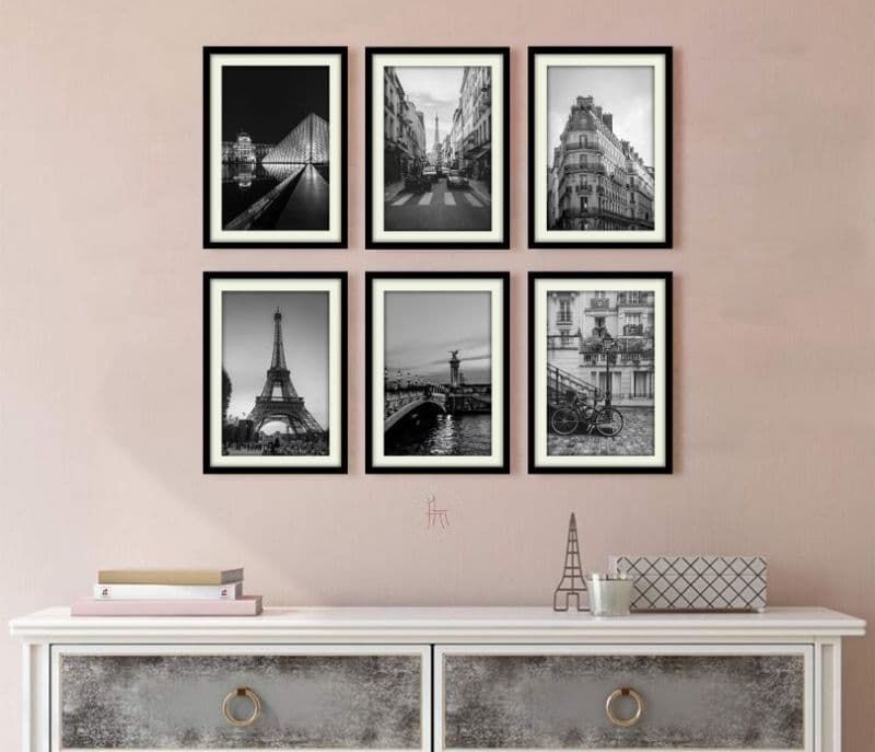 Image 1 for Yusra Paris Set of 6 Wall Frame