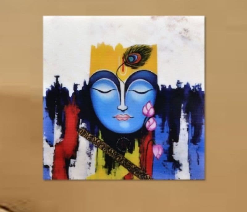 Image 1 for Ayah Krishna Marble Wall Accent
