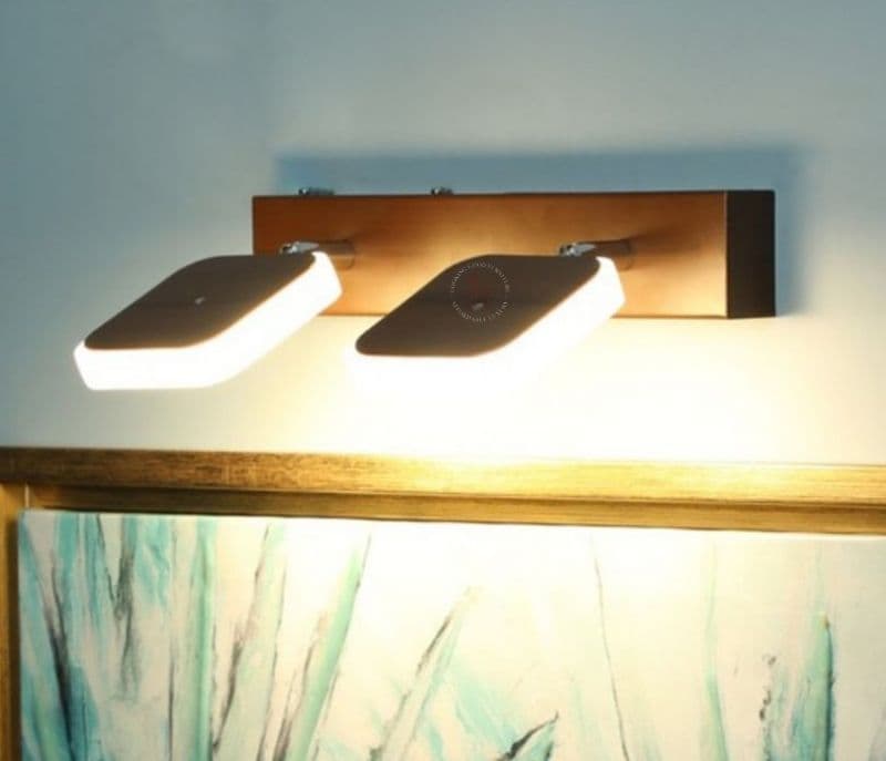Heidi Steel Brown Picture Lights