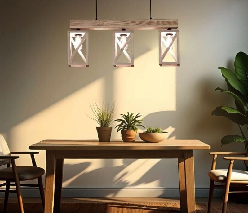 Image 1 for Alivia Brown Wooden Series Hanging Light