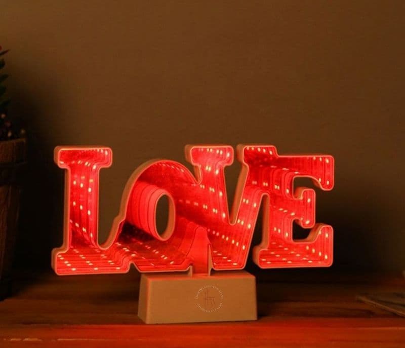 Alison LOVE LED Lighting with Mirror