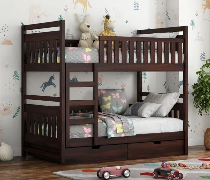 Image 1 for Rio Bunk Bed (Walnut Finish)