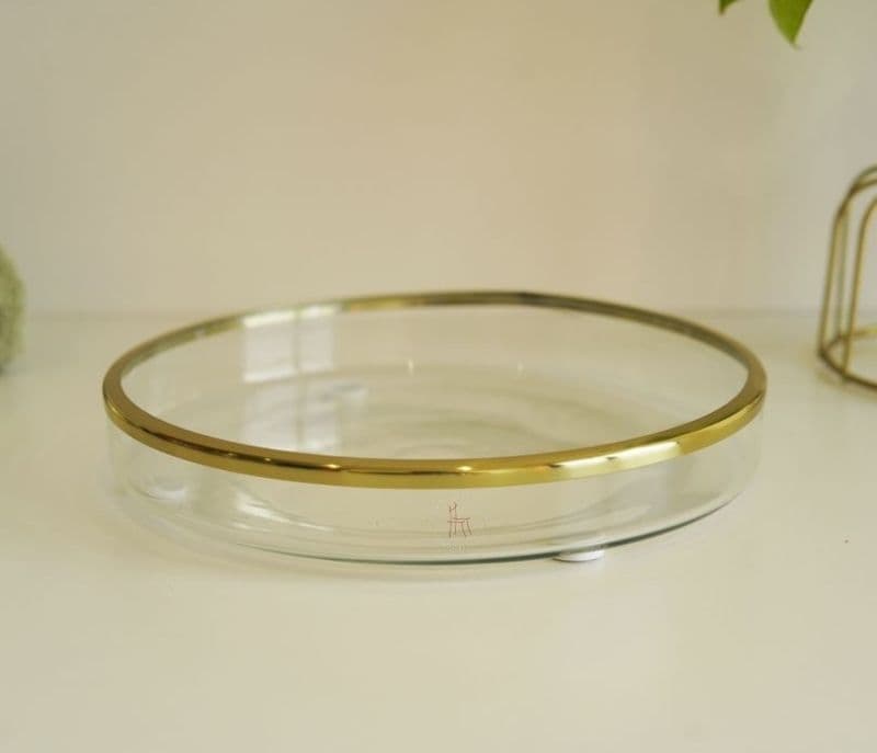 Image 11 for Emerson Designer Glass With Wood Bath Set of 6 Piece