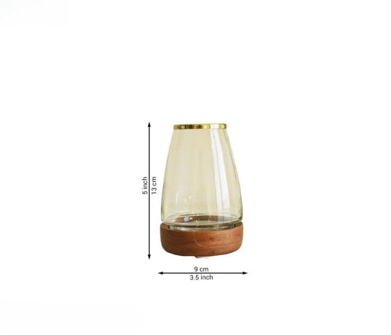 Image 12 for Emerson Designer Glass With Wood Bath Set of 6 Piece