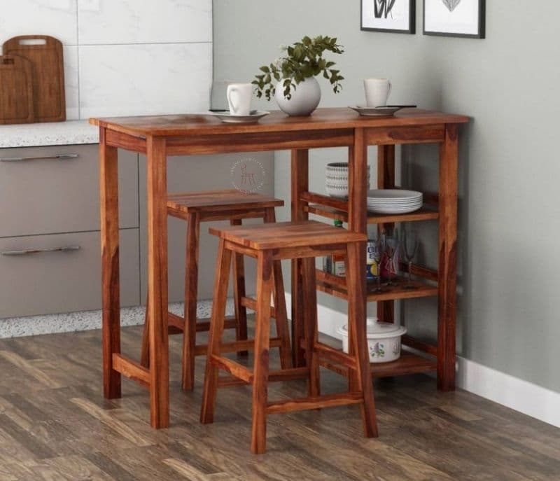 Image 2 for Campbell Bar Set (Honey Finish)