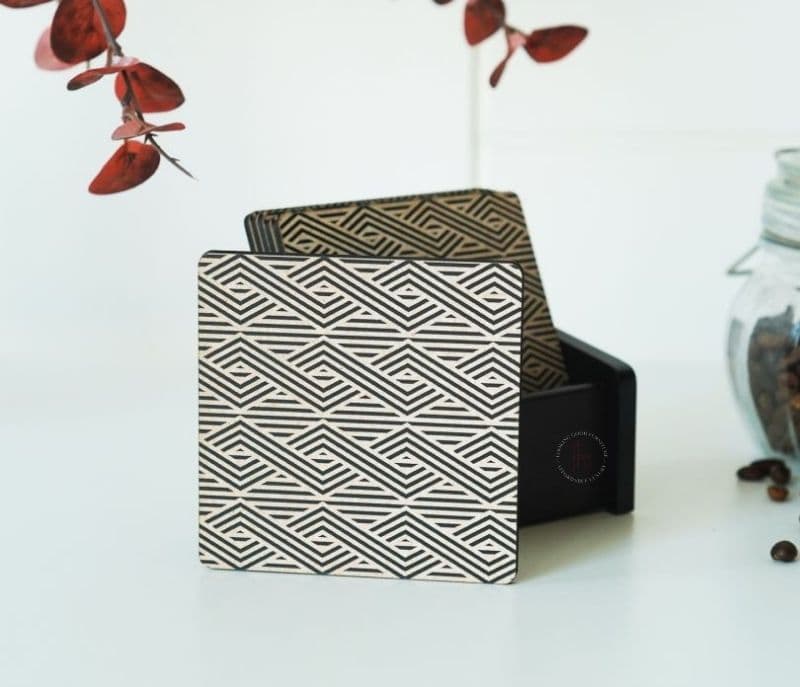 Image 5 for Robin Zig Zag Wooden Coasters (Set of 6)