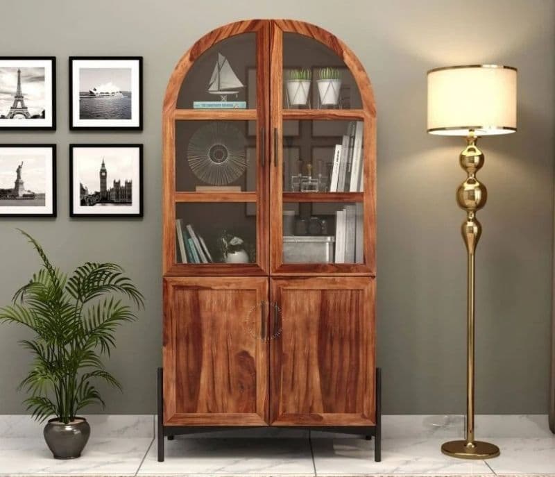 Image 1 for Dulce Sheesham Wood Bookshelf (Honey Finish)