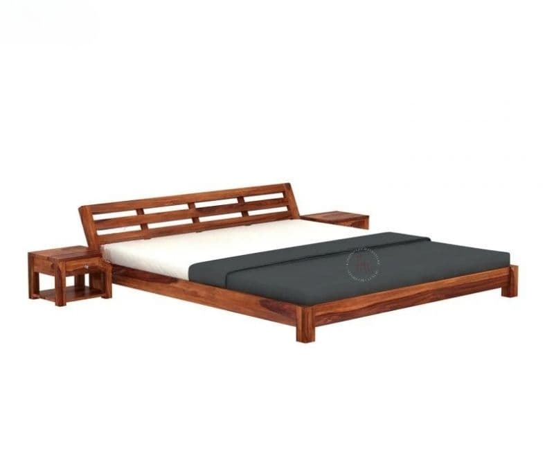 Image 2 for Denise Low Floor Bed (Honey Finish)