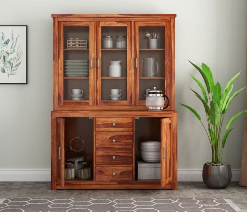 Image 1 for Remy Kitchen Cabinet (Honey Finish)