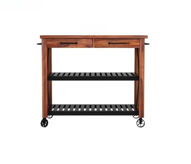 Image 4 for Kennedi Kitchen Trolley (Honey Finish)