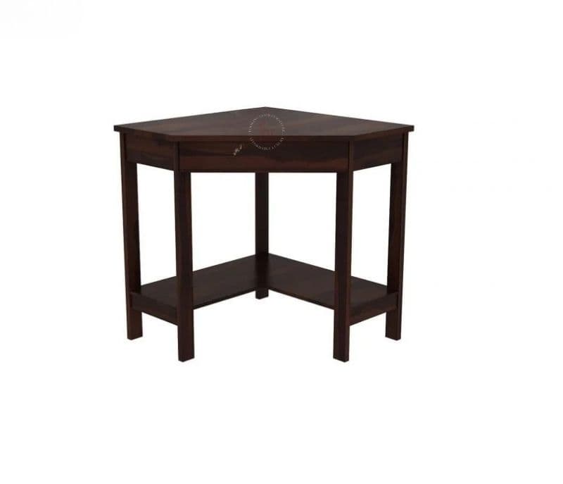 Image 4 for Marisol Sheesham Wood Study Table (Walnut Finish)