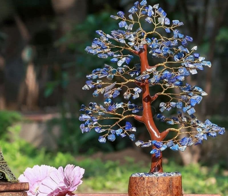Image 1 for Oaklynn Lazuli Stone Crystal Tree