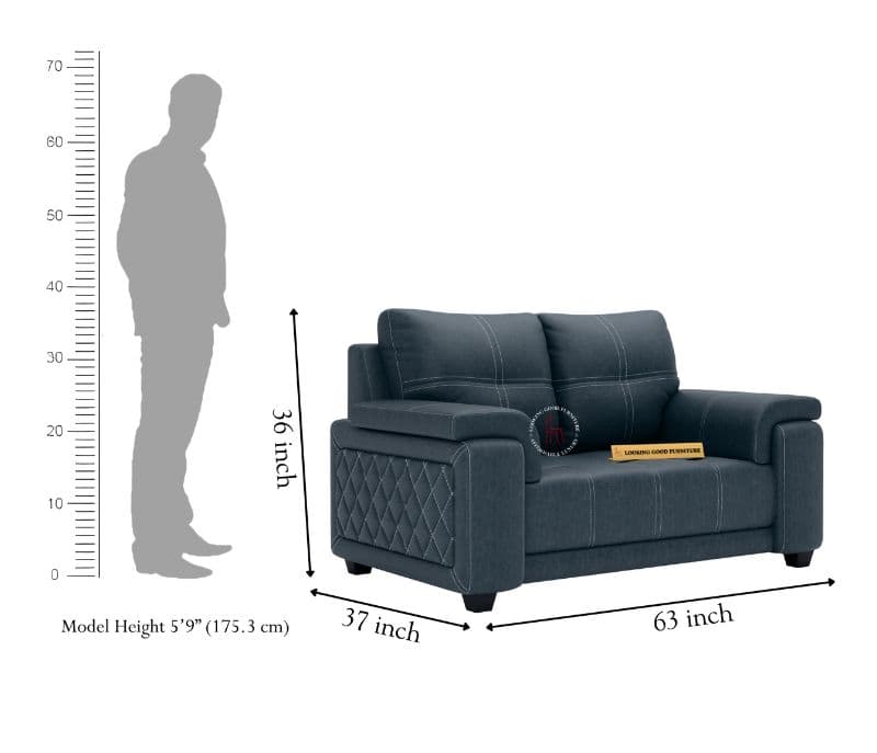 Image 10 for Audi Prime 3+2+D Sofa ( Micro Swede, Grey )