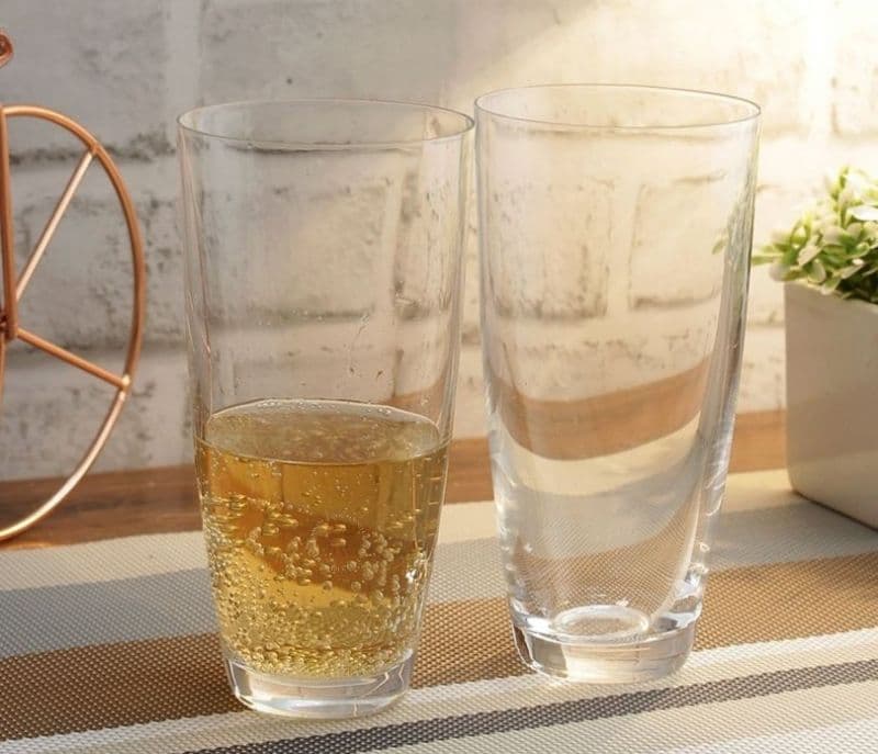 Sage 350 ML Transparent Kate Water Glasses - Set of 6