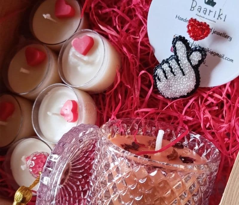Image 1 for Cynthia Groovy Love Jar Scented Candles Gift Set of 3