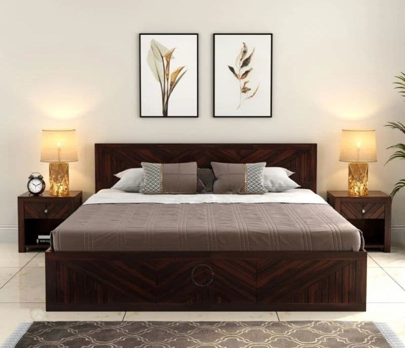 Image 1 for Ludmila Cot (Walnut Finish)
