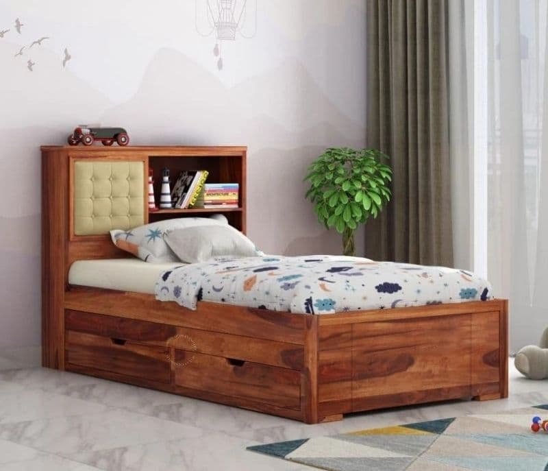 Image 3 for Thalita Trundle Bed (Honey Finish)