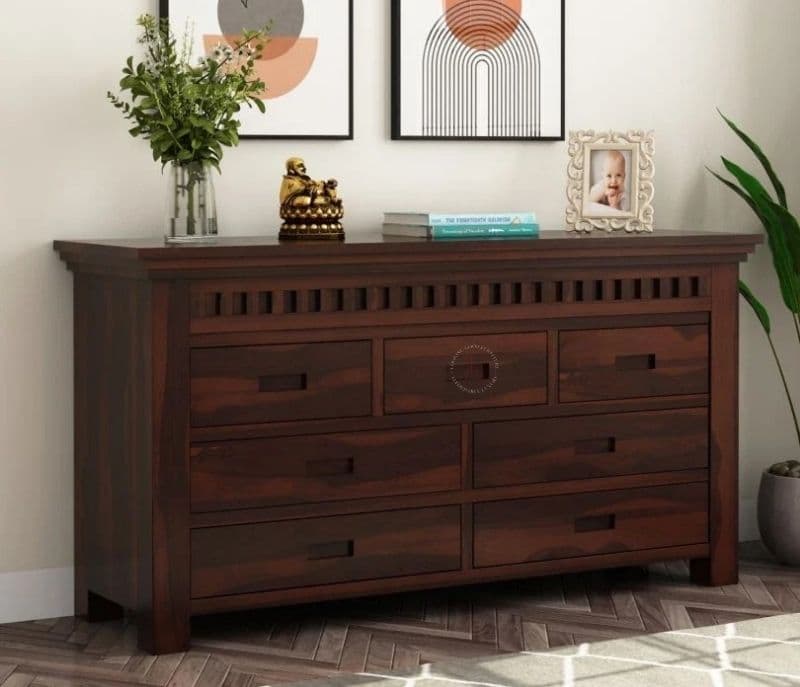 Image 2 for Harlow 7 Drawer Wooden Chest Drawers