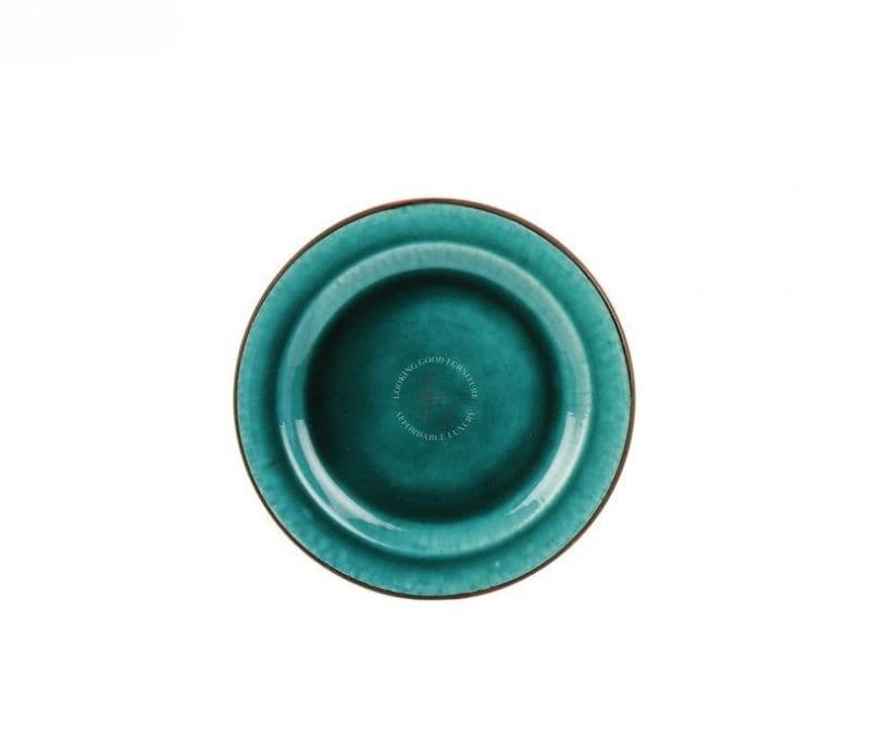 Image 3 for Parrot Green Hand Painted Mosaic Ceramic Dinner Plates