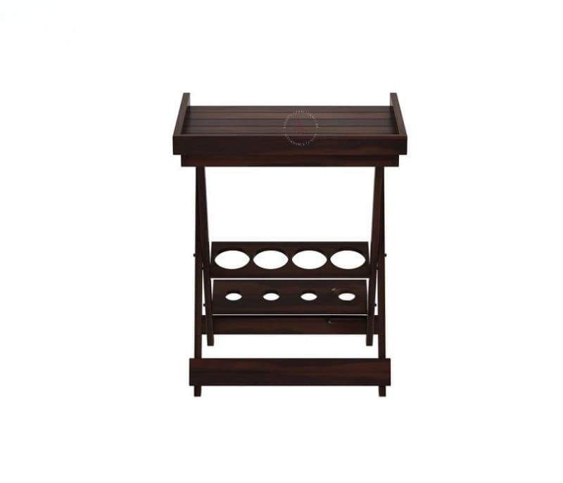 Image 8 for Violette Bar Trolley (Walnut Finish)