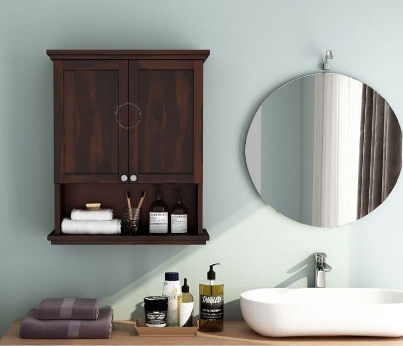 Image 1 for Lottie Bathroom Cabinet (Walnut Finish)