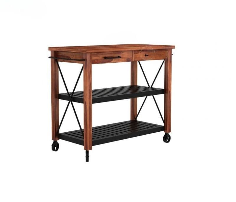 Image 3 for Kennedi Kitchen Trolley (Honey Finish)