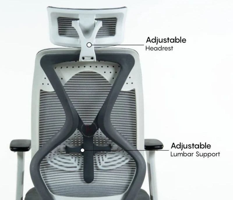 Image 5 for Sasha High Back Mesh Ergonomic Office Chair With Durable Nylon Base