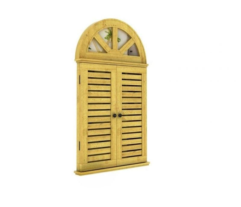Image 3 for Amyra Pinot Wooden Window Frame With Mirror