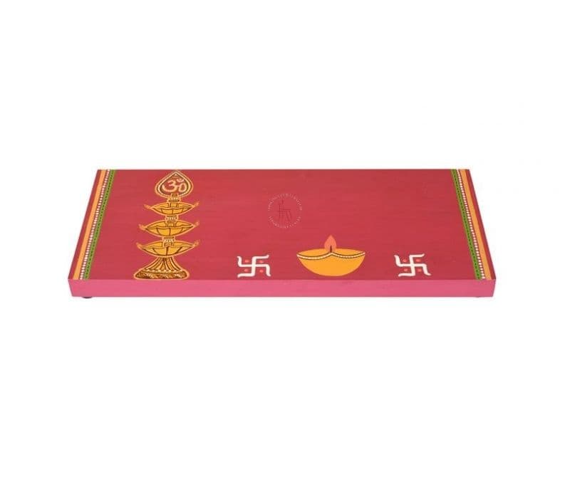 Image 4 for Quinn Laxmi Ganesh Red Puja Chowki