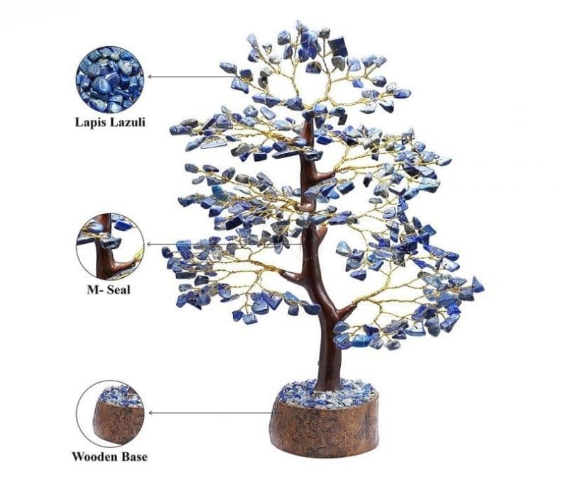 Image 4 for Oaklynn Lazuli Stone Crystal Tree