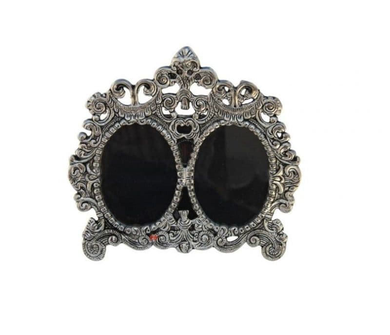 Image 2 for Saylor Style Metal Double Picture Photo Frames Handicrafts Paradise