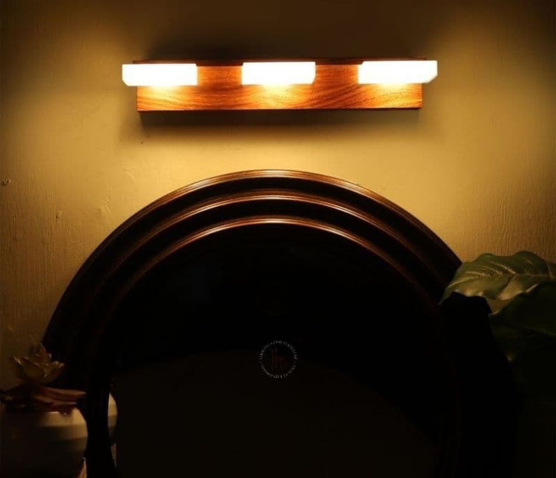 Image 1 for Maia Wooden Iron Picture Light