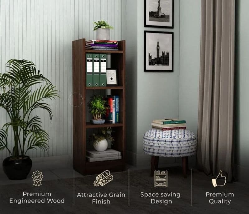 Image 1 for Danna Engineered Wood Book Shelf With Open Storage