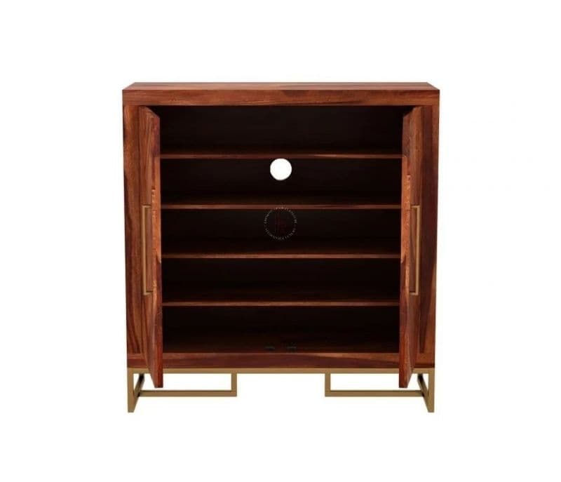 Image 4 for Kendall Premium Sheesham Wood Shoe Rack