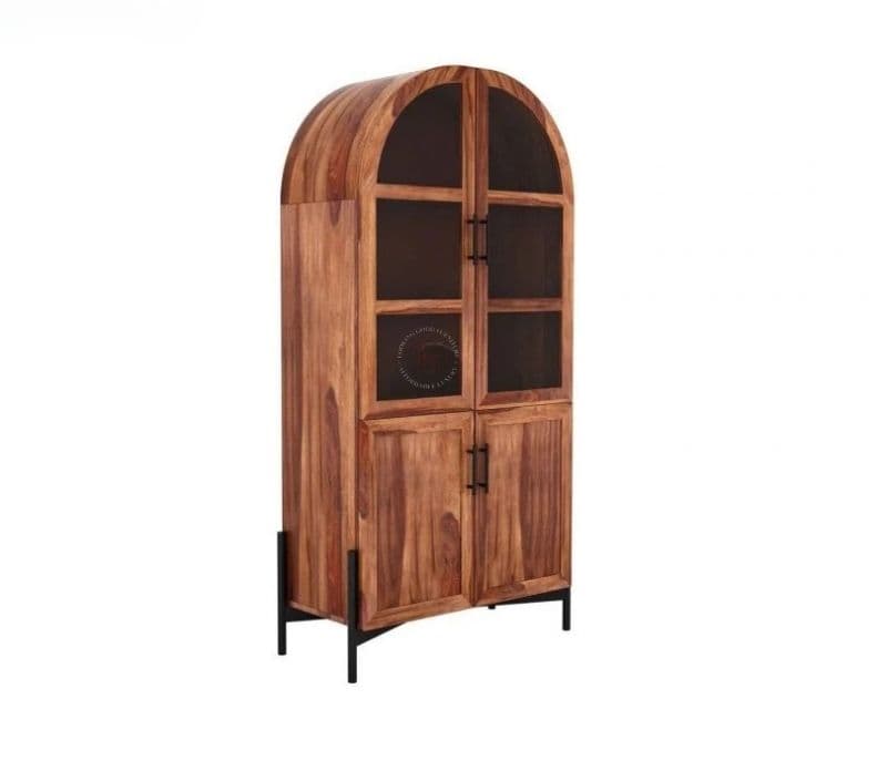 Image 5 for Dulce Sheesham Wood Bookshelf (Honey Finish)