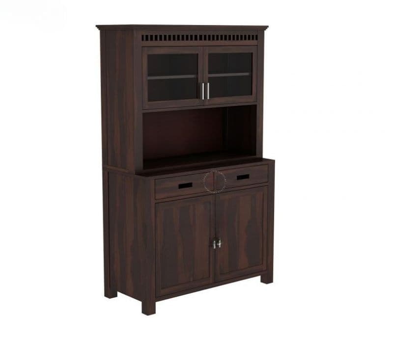 Image 4 for Coraline Hutch Cabinet (Walnut Finish)
